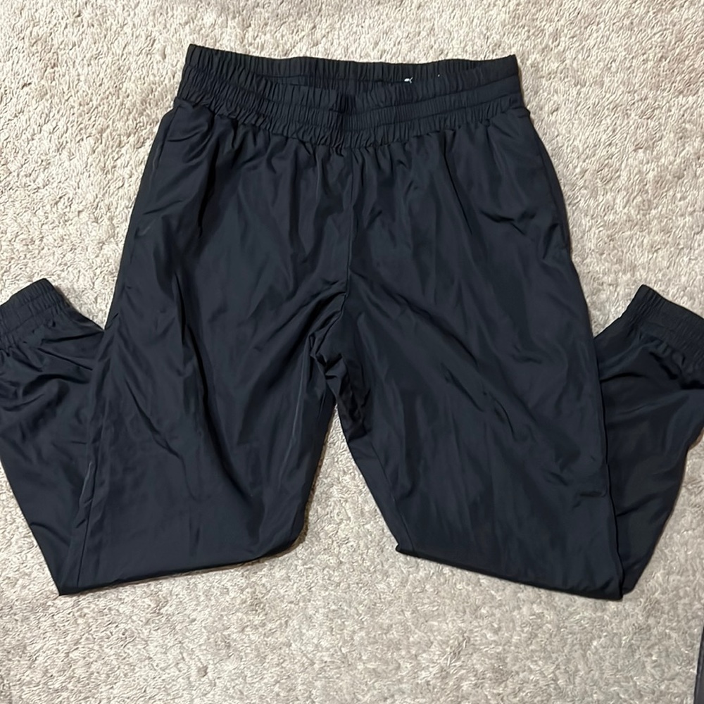 Flirtitude Active black water resistant track pants with mesh lining